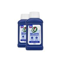 Kit 2 Secante Abrilhantador Cif Máquina Lava-Louças 100ml