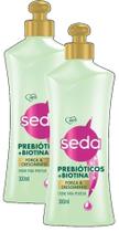 kit 2 Seda Creme Para Pentear Prebióticos + Biotina 300Ml