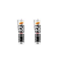 Kit 2 Selante De Poliuretano Preto Pu40 400gr Mundial Prime Kit 2 Selante De Poliuretano Preto Pu40 400gr Mundial Prime