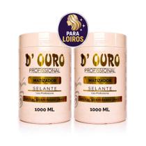 Kit 2 Selantes Matizadores D Ouro Para Loiros 2x1kg