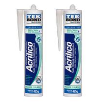 Kit 2 Selatrinca Adesivo Acrilico Tekbond 425g/280ml Branco