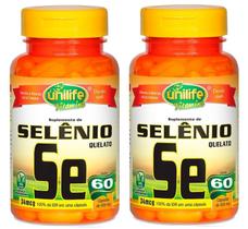 Kit 2 Selenio Quelato - Unilife - 60 Capsulas Kit 2 Selenio Quelato - Unilife - 60 Capsulas