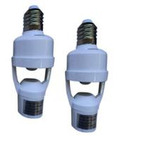 Kit 2 Sensor De Presença Lâmpada Soquete E27 Com Fotocélula Kit 2 Sensor De Presença Lâmpada Soquete E27 Com Fotocélula