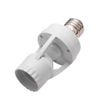 Kit 2 Sensor De Presença P/ Lâmpada Soquete E27 C/ Fotocélula