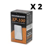 Kit 2 Sensor Infravermelho Passivo Xp-100 alarme com fio