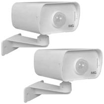 Kit 2 Sensor Presença Externo Iluminação Parede Margirius