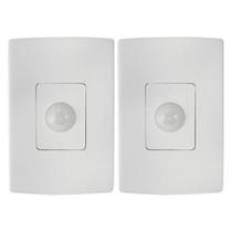 Kit 2 Sensor Presença Ilumi 180º Interno 5605 Automático Luz Segurança Casa Loja Escritório Técnico Kit 2 Sensor Presença Ilumi 180º Interno 5605 Automático Luz Segurança Casa Loja Escritório Técnico