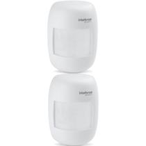 Kit 2 Sensores Alarme Passivo Infravermelho Com Fio Interno IVP 3000 CF Intelbras