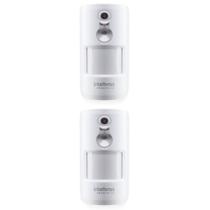 Kit 2 Sensores de Movimento Infra Sem Fio Pet Immunity 20Kg c/ Câmera Integrada IVP 8000 PET CAM Intelbras Kit 2 Sensores de Movimento Infra Sem Fio Pet Immunity 20Kg c/ Câmera Integrada IVP 8000 PET CAM Intelbras