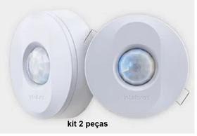 Kit 2 sensores de presença espi 360 - intelbrás