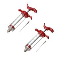Kit 2 Seringas Injetora De Temperos Carnes Frango Costela Kit 2 Seringas Injetora De Temperos Carnes Frango Costela