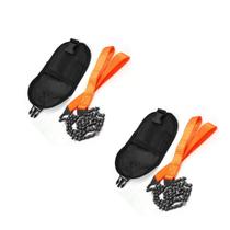 kit 2 Serra Bolso Corrente Sobrevivência Camping com estojo kit 2 Serra Bolso Corrente Sobrevivência Camping com estojo