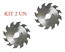 KIT 2 Serra Circular Widea 4.3/8x20mm 12 Dentes para madeira