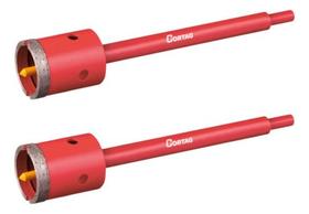 Kit 2 Serras Copo Diamantadas 45mm Cortag 61419 Kit 2 Serras Copo Diamantadas 45mm Cortag 61419