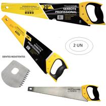 Kit 2 Serrote P/ Madeira 18 e 20'' Cabo Emborrachado Tradestar Kit 2 Serrote P/ Madeira 18 e 20'' Cabo Emborrachado Tradestar