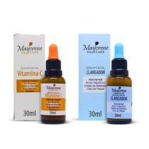 Kit 2 Sérum Facial Maycrene (Vitamina C + Clareador de Manchas) 30ml