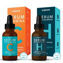 Kit 2 Sérum Facial Vitamina C Antimarcas + Ácido Hialurônico