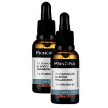 Kit 2 Sérum Principia AH-2 Ácidos Hialurônicos e Vitamina B5 30ml Kit 2 Sérum Principia AH-2 Ácidos Hialurônicos e Vitamina B5 30ml