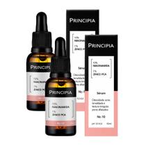 Kit 2 Sérum Principia Nc-10 Niacinamida e Zinco PCA 30ml
