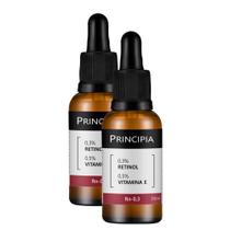 Kit 2 Sérum Principia Rn-0,3 Retinol e Vitamina E 30ml Kit 2 Sérum Principia Rn-0,3 Retinol e Vitamina E 30ml