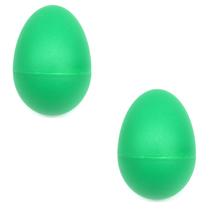 Kit 2 Shaker ovo plastico chocalho VERDE egg Kit 2 Shaker ovo plastico chocalho VERDE egg