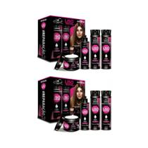 Kit 2 Shampo 2 Cond 2 Mascara 2 Creme Liso Obrigatorio