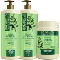 kit 2 Shampoo 1 Banho de Creme Antiqueda Jaborandi 1 L Bio Extratus kit 2 Shampoo 1 Banho de Creme Antiqueda Jaborandi 1 L Bio Extratus