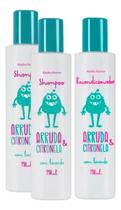 Kit 2 Shampoo + 1 Recondicionador Contra Piolhos Arruda e Citronela Abelha Rainha