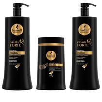 Kit 2 Shampoo 1L E Máscara 900Gr Haskell Cavalo Forte