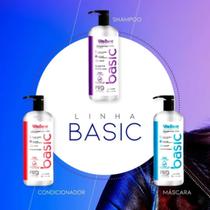 Kit 2 Shampoo, 2 Condicionador e 2 Máscara Basic Vita Derm