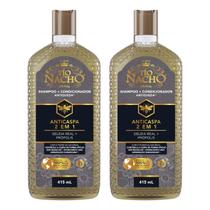 Kit 2 Shampoo 2 em 1 Anticaspa Geleia Real 415mL - Tio Nacho Kit 2 Shampoo 2 em 1 Anticaspa Geleia Real 415mL - Tio Nacho