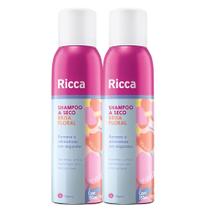 Kit 2 Shampoo a Seco Brisa Floral Remove Oleosidade Ricca 150ml