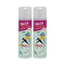 Kit 2 Shampoo A Seco Cuca Fresca Menta Compacto Antioleosidade Ricca 50ml