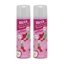 Kit 2 Shampoo a Seco Maçã do Amor 50ml Doce Oleosidade Ricca