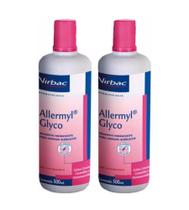 Kit 2 Shampoo Allermyl Glyco 500 Ml Virbac Shampoo Para Cães