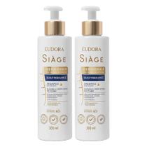 Kit 2 Shampoo Anticaspa Feminino Coceira Scalp Rebalance Dermo Hair 300ml Eudora Siàge