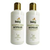 Kit 2 Shampoo Antipulgas e Anticarrapatos Preferido Neem Pet com Óleo de Neem