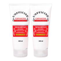 Kit 2 Shampoo Antiqueda Capsaicina Cabelos Fracos Hidratação Manutenção LOfficine 200ml