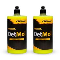 Kit 2 Shampoo Automotivo Det Mol Limpeza Pesada Sandet 1L Kit 2 Shampoo Automotivo Det Mol Limpeza Pesada Sandet 1L