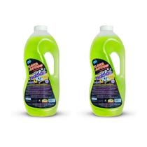 Kit 2 Shampoo Automotivo Lava Auto Limpeza Pesada 2 Litros C/ Cera