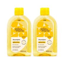 Kit 2 Shampoo Bebê João e Maria Glicerina 400ml