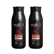 Kit 2 Shampoo Cabelos Crespos 4A 4B 4C Hidratação Nutrição 350ml Vult