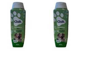 Kit 2 Shampoo Cães e Gatos Club Pet Premium