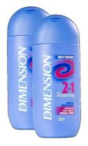 kit 2 Shampoo Condicionador Dimension 2 Em 1 Para Cabelos Secos 200Ml kit 2 Shampoo Condicionador Dimension 2 Em 1 Para Cabelos Secos 200Ml