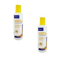 Kit 2 Shampoo Dermatológico Hexadene 250ml Cães Gatos Virbac