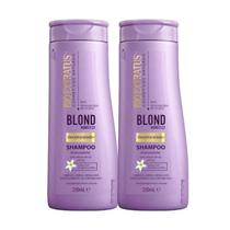 Kit 2 Shampoo Desamarelador Blond Bioreflex 250 ML Bio Extratus