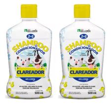 Kit 2 Shampoo e condicionador Clareador de pelos Kelldrin 500ml Kit 2 Shampoo e condicionador Clareador de pelos Kelldrin 500ml
