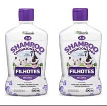 Kit 2 Shampoo e Condicionador Filhotes Kelldrin 500ml Kit 2 Shampoo e Condicionador Filhotes Kelldrin 500ml