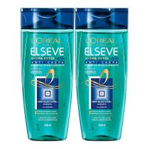 Kit 2 Shampoo Elseve Hydra Detox Anti-Caspa com 400ml