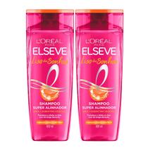Kit 2 Shampoo Elseve Liso dos Sonhos Super Alinhador 400ml